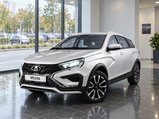 2026 Lada (ВАЗ) Vesta SW Cross I Рестайлинг (NG), серебристый, 2118000 рублей, вид 2