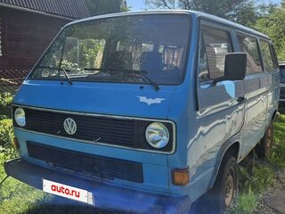 1984 Volkswagen Transporter T3, голубой, 180000 рублей, вид 1