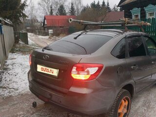2016 Lada (ВАЗ) Granta I, коричневый, 450000 рублей, вид 4