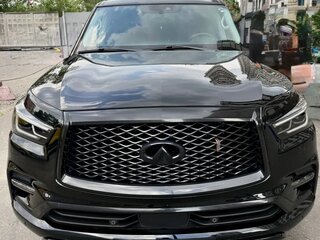 2021 Infiniti QX80 I Рестайлинг 3, чёрный, 9990000 рублей, вид 1