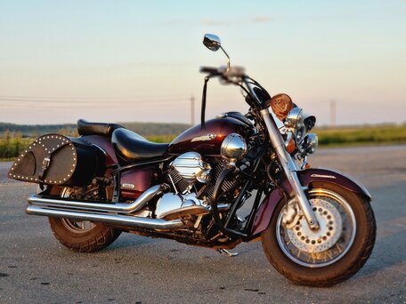2006 Yamaha XVS1100, красный, 475000 рублей, вид 4