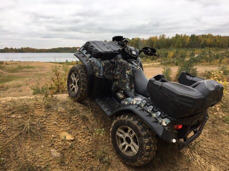 2009 Polaris Sportsman 550, зелёный, 490000 рублей, вид 2
