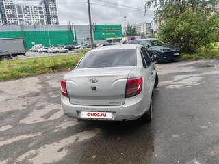 2014 Lada (ВАЗ) Granta I, серебристый, 165000 рублей, вид 5