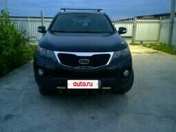 2009 Kia Sorento II, чёрный