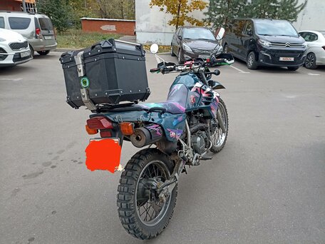 1995 Kawasaki KLR 650, зелёный, 300000 рублей, вид 5