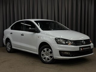 2019 Volkswagen Polo V Рестайлинг, белый, 759777 рублей, вид 3