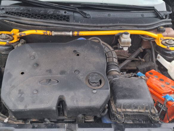 2011 Lada (ВАЗ) Priora I, синий, 370000 рублей - вид 6