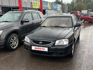 2006 Hyundai Accent ТагАЗ II, чёрный, 260000 рублей, вид 2