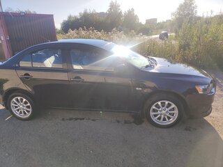 2014 Mitsubishi Lancer X Рестайлинг, чёрный, 700000 рублей, вид 4