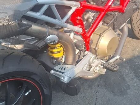2009 Ducati Hypermotard, белый, 650000 рублей, вид 4