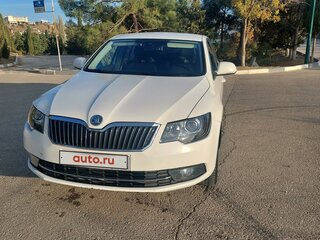 2014 Skoda Superb DSG II Рестайлинг, белый, 1600000 рублей, вид 2
