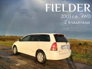 2003 Toyota Corolla Fielder IX (E120, E130), белый, 525000 рублей, вид 1