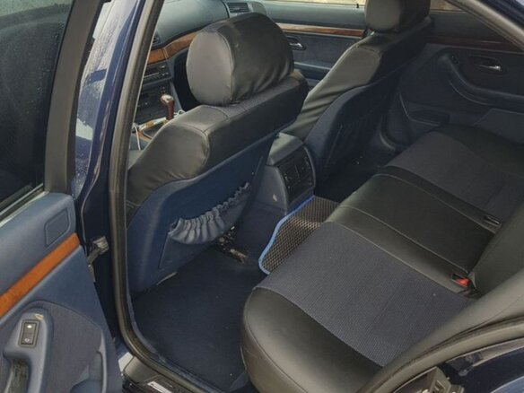 2001 BMW 5 серии 520i IV (E39) Рестайлинг, синий, 450000 рублей - вид 4