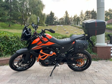 2021 KTM 390 Adventure, оранжевый, 525000 рублей, вид 4