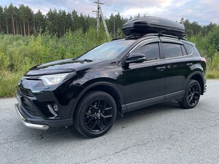 2019 Toyota RAV4 IV (XA40) Рестайлинг, чёрный, 3920000 рублей, вид 2
