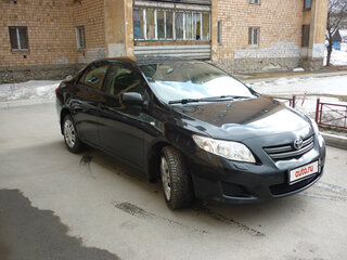 2008 Toyota Corolla X (E140, E150), чёрный, 1600000 рублей, вид 2