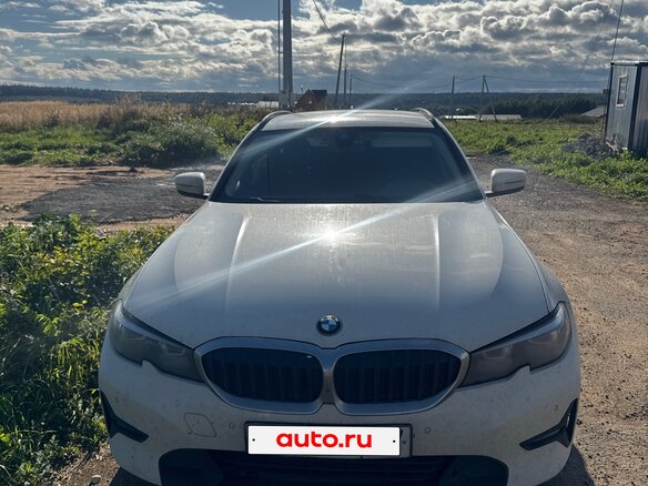 2020 BMW 3 серии 320d xDrive VII (G2x), белый, 2600000 рублей