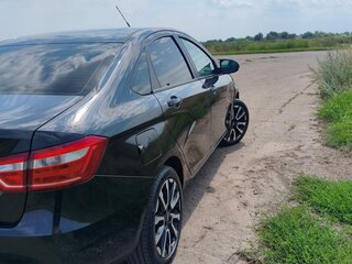 2016 Lada (ВАЗ) Vesta I, чёрный, 780000 рублей, вид 4