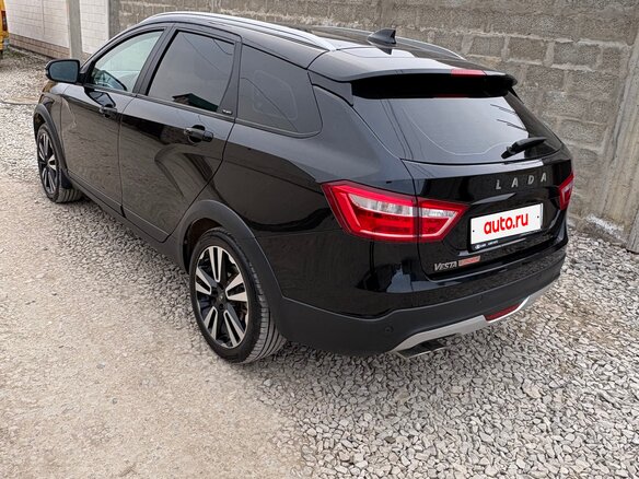 2021 Lada (ВАЗ) Vesta SW I, чёрный, 1190000 рублей - вид 4