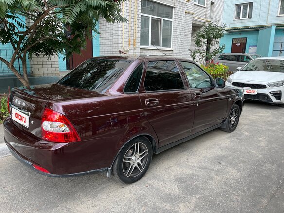 2012 Lada (ВАЗ) Priora I, пурпурный, 385000 рублей - вид 7