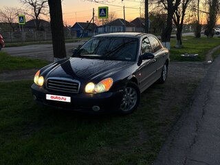 2006 Hyundai Sonata ТагАЗ IV (EF) Рестайлинг, синий, 500000 рублей, вид 1
