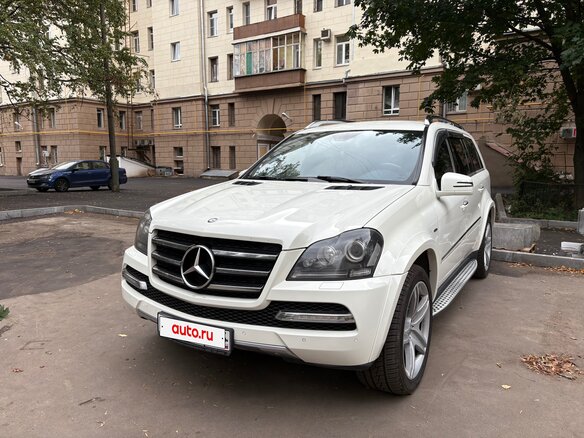 2012 Mercedes-Benz GL-Класс 350 I (X164) Рестайлинг, белый, 2390000 рублей