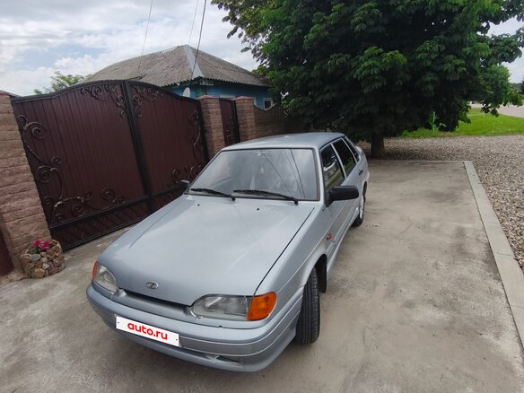 2007 Lada (ВАЗ) 2115, серебристый, 230000 рублей