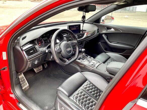 2013 Audi RS 6 III (C7), красный - вид 12