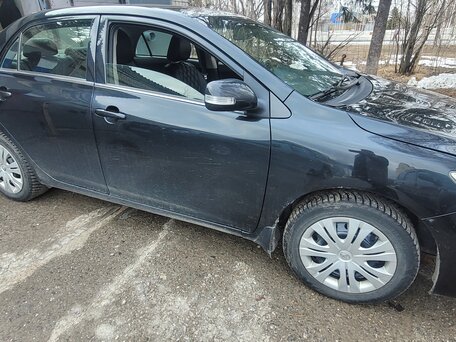 2011 Toyota Corolla X (E140, E150) Рестайлинг, чёрный, 900000 рублей, вид 3