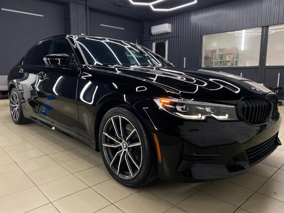 2019 BMW 3 серии 330i VII (G2x), чёрный, 3050000 рублей - вид 6