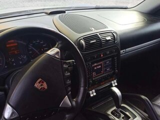 2003 Porsche Cayenne Turbo I (955), чёрный, 600000 рублей, вид 1