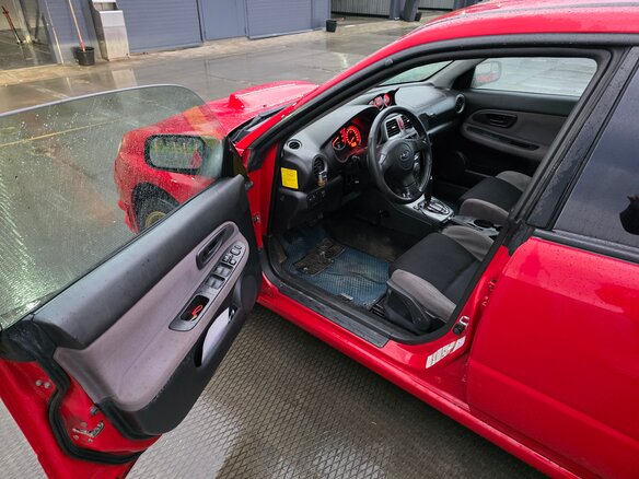 2006 Subaru Impreza II Рестайлинг 2, красный, 1250000 рублей - вид 14