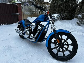 2016 Honda VT 1300CX Fury, синий, 696220 рублей, вид 1