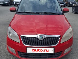 2012 Skoda Fabia II Рестайлинг, красный, 450000 рублей, вид 1