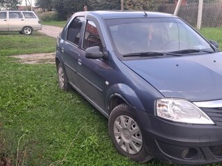 2011 Renault Logan I Рестайлинг, синий, 390000 рублей, вид 3