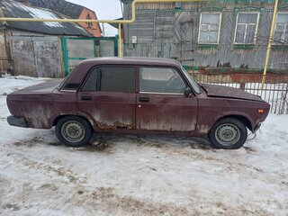 2008 Lada (ВАЗ) 2107, пурпурный, 75000 рублей, вид 4