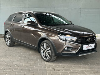 2020 Lada (ВАЗ) Vesta SW Cross I, коричневый, 1380000 рублей, вид 4
