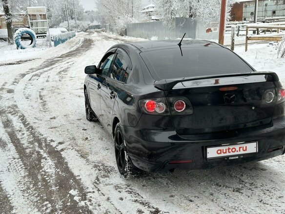 2006 Mazda 3 I (BK) Рестайлинг, чёрный, 520000 рублей - вид 5