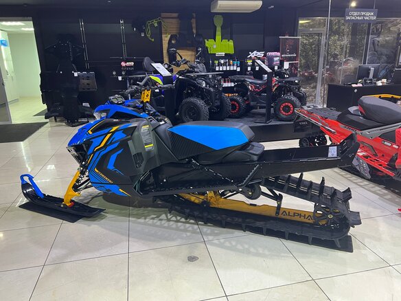 2022 Arctic Cat M-Series, голубой - вид 3