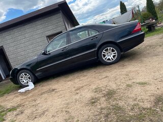 2002 Mercedes-Benz S-Класс 350 IV (W220) Рестайлинг, чёрный, 879595 рублей, вид 2