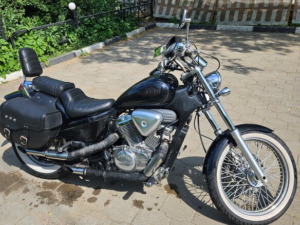 1993 Honda Steed 400, чёрный, 300000 рублей - вид 5