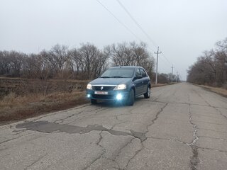 2012 Renault Logan I Рестайлинг, синий, 500000 рублей, вид 1