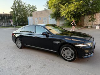2021 Genesis G90 I Рестайлинг, чёрный, 4150000 рублей, вид 3