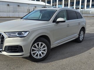 2019 Audi Q7 45 TDI II (4M) Рестайлинг, белый, 6600000 рублей, вид 1