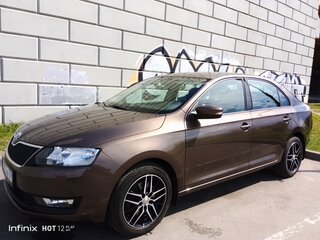 2018 Skoda Rapid I Рестайлинг, коричневый, 1700000 рублей, вид 1