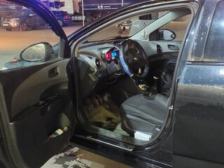 2012 Chevrolet Aveo II, чёрный, 590000 рублей, вид 5