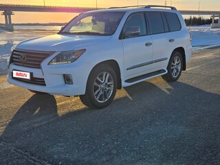 2013 Lexus LX 570 III Рестайлинг, белый, 3650000 рублей, вид 1
