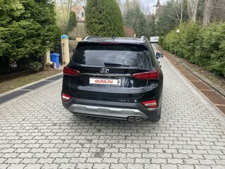 2019 Hyundai Santa Fe IV, чёрный, 2700000 рублей, вид 2