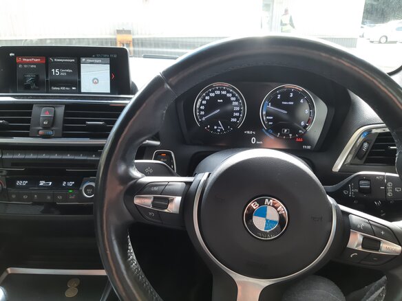 2018 BMW 1 серии 118d II (F20/F21) Рестайлинг 2, белый, 2300000 рублей - вид 8