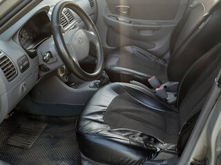2008 Hyundai Accent ТагАЗ II, бежевый, 435000 рублей, вид 5